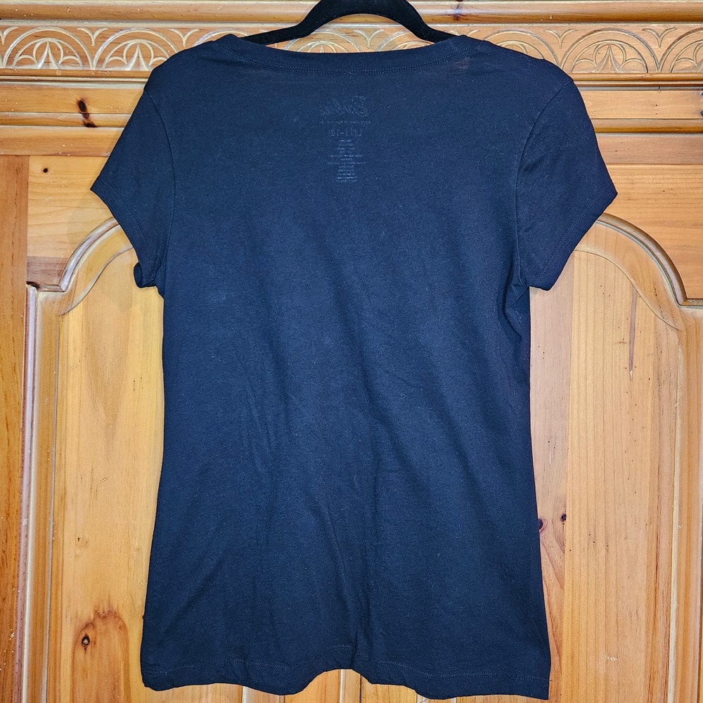 Juniors Black Barbie Gradient Graphic T-Shirt Size Large (11-13) - Picture 2 of 3